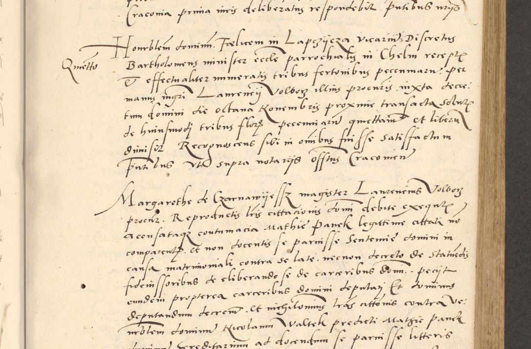 Zdjęcie nr 88 dla obiektu archiwalnego: [Acta actorum officialia coram Paula Crassowski]