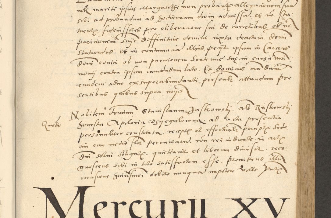 Zdjęcie nr 86 dla obiektu archiwalnego: [Acta actorum officialia coram Paula Crassowski]