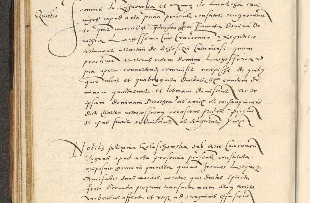 Zdjęcie nr 81 dla obiektu archiwalnego: [Acta actorum officialia coram Paula Crassowski]