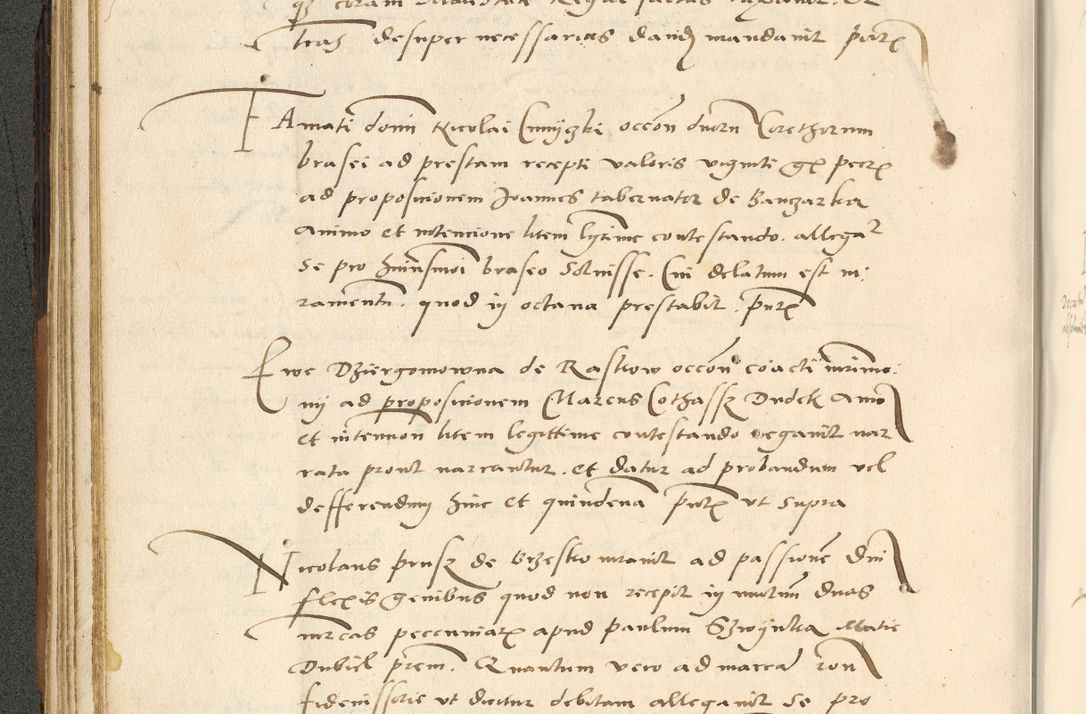 Zdjęcie nr 71 dla obiektu archiwalnego: [Acta actorum officialia coram Paula Crassowski]