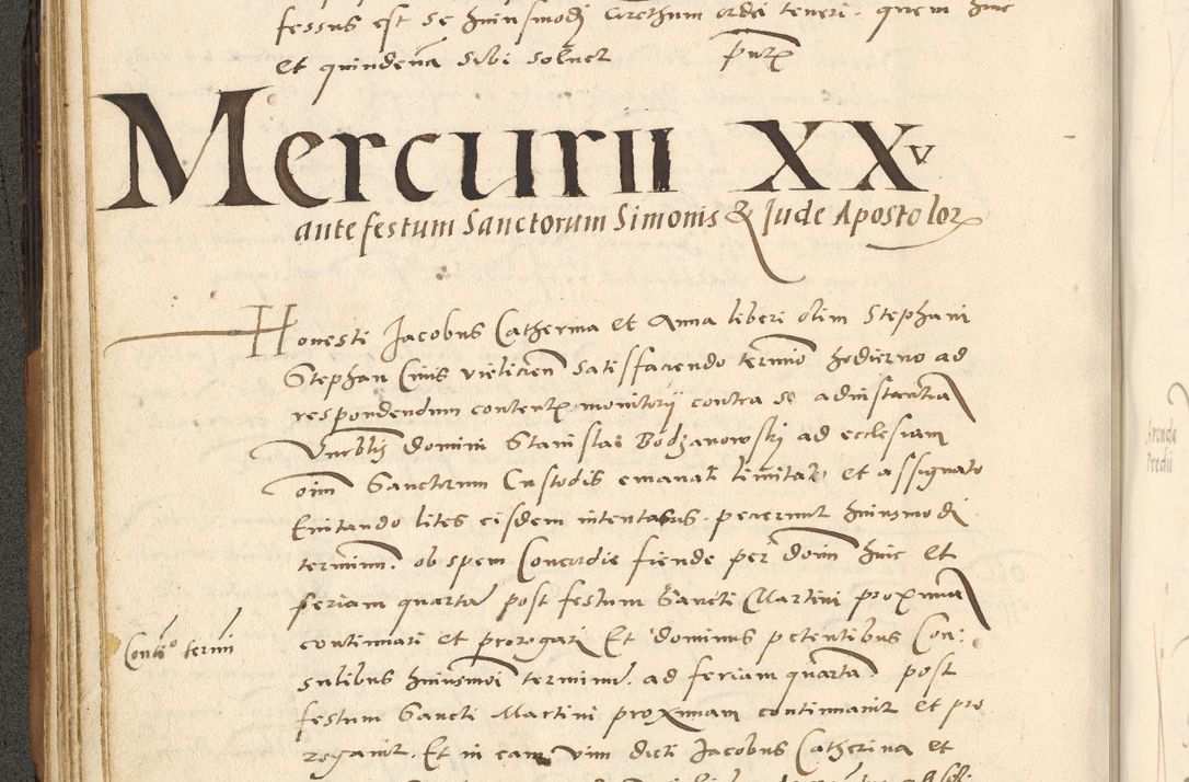 Zdjęcie nr 55 dla obiektu archiwalnego: [Acta actorum officialia coram Paula Crassowski]