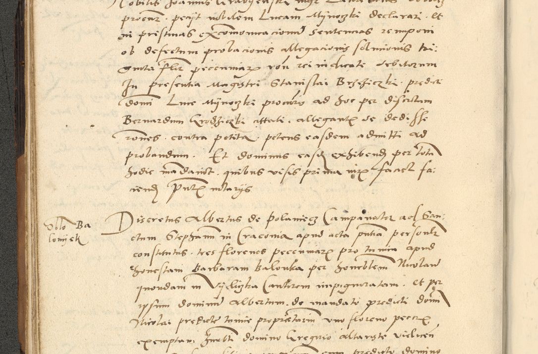 Zdjęcie nr 37 dla obiektu archiwalnego: [Acta actorum officialia coram Paula Crassowski]