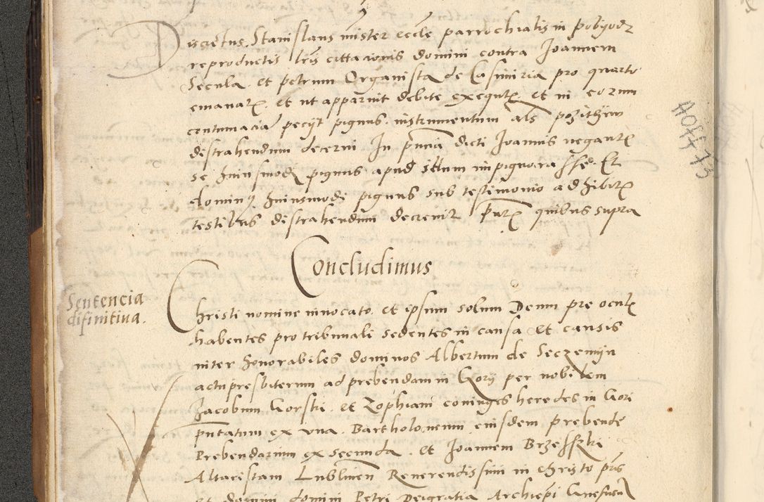 Zdjęcie nr 19 dla obiektu archiwalnego: [Acta actorum officialia coram Paula Crassowski]