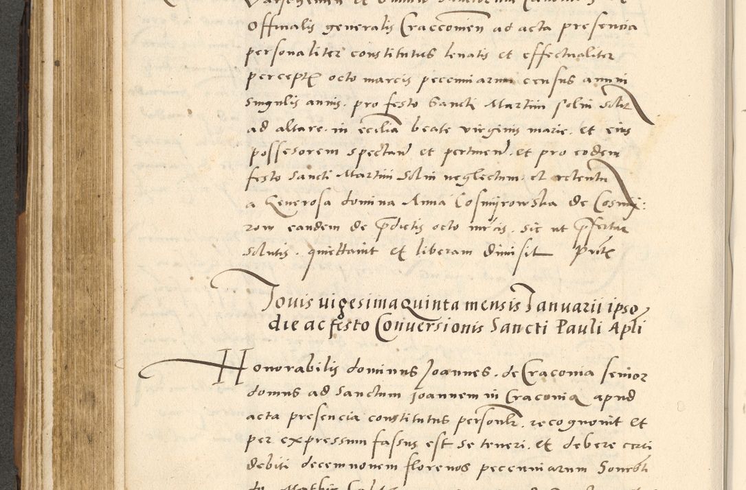 Zdjęcie nr 205 dla obiektu archiwalnego: [Acta actorum officialia coram Paula Crassowski]