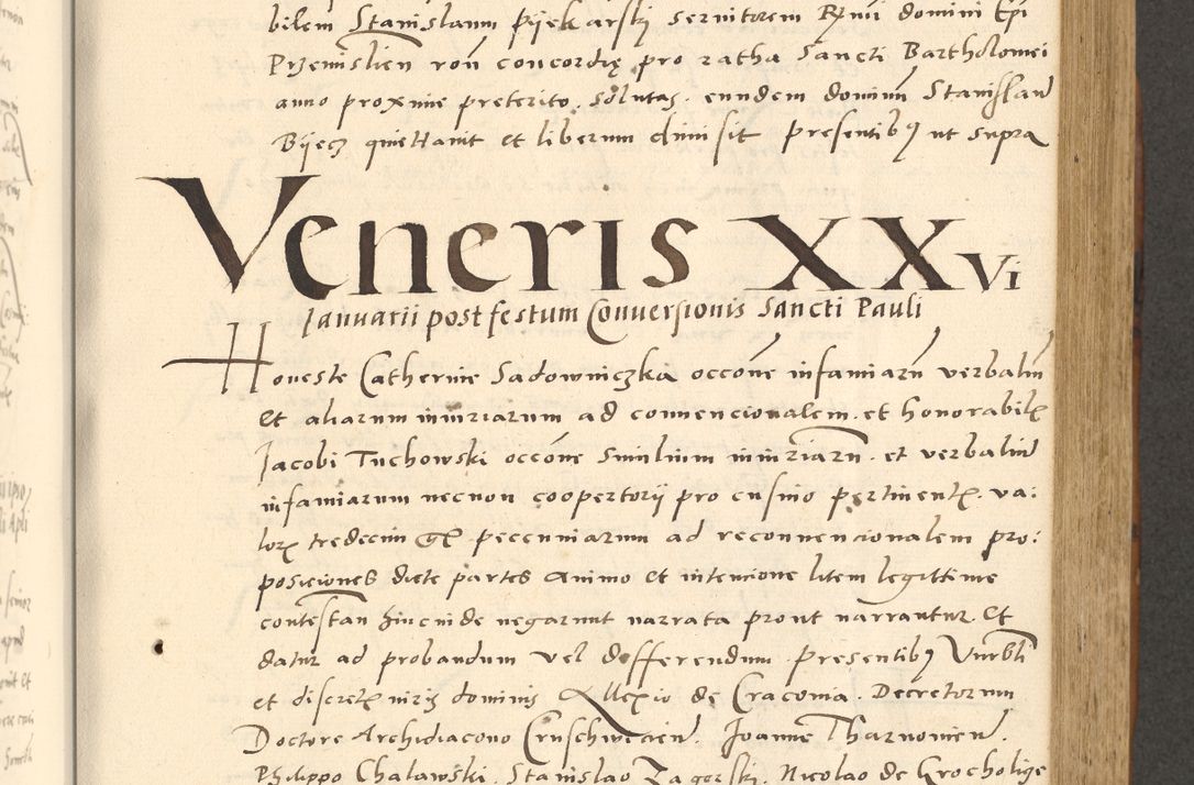 Zdjęcie nr 206 dla obiektu archiwalnego: [Acta actorum officialia coram Paula Crassowski]