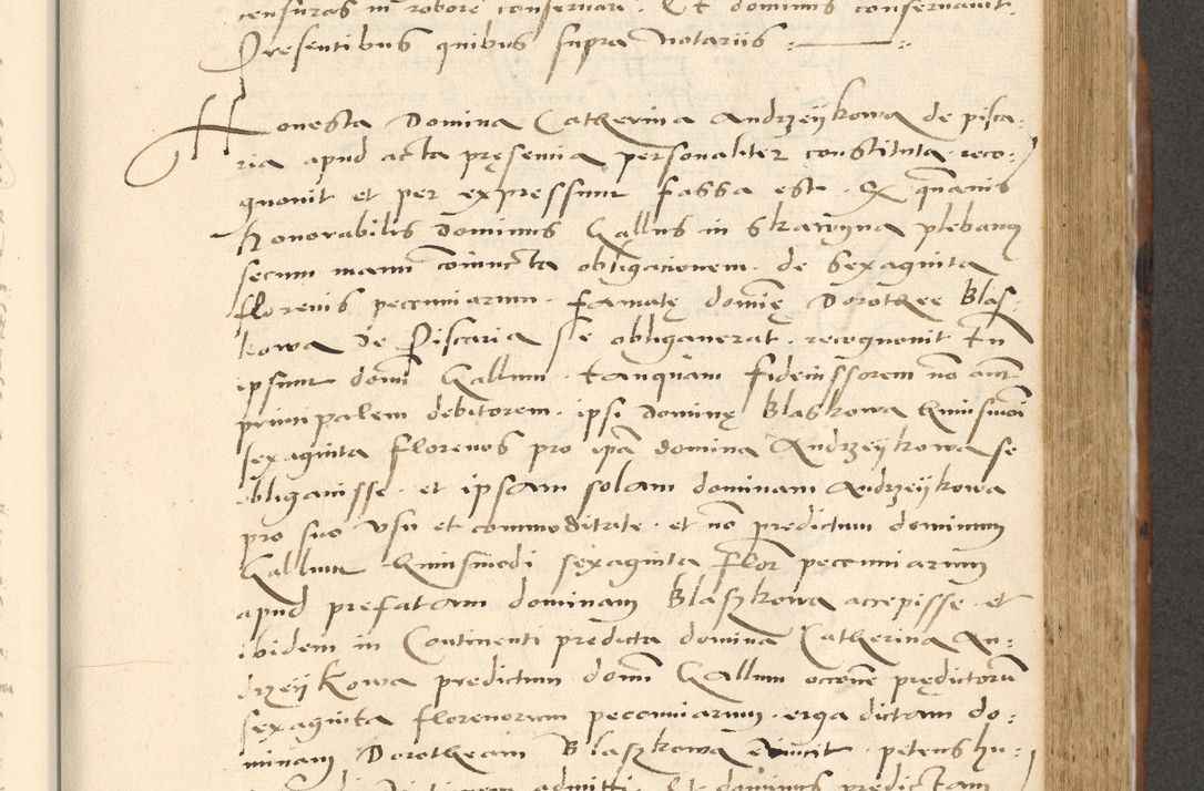 Zdjęcie nr 390 dla obiektu archiwalnego: [Acta actorum officialia coram Paula Crassowski]