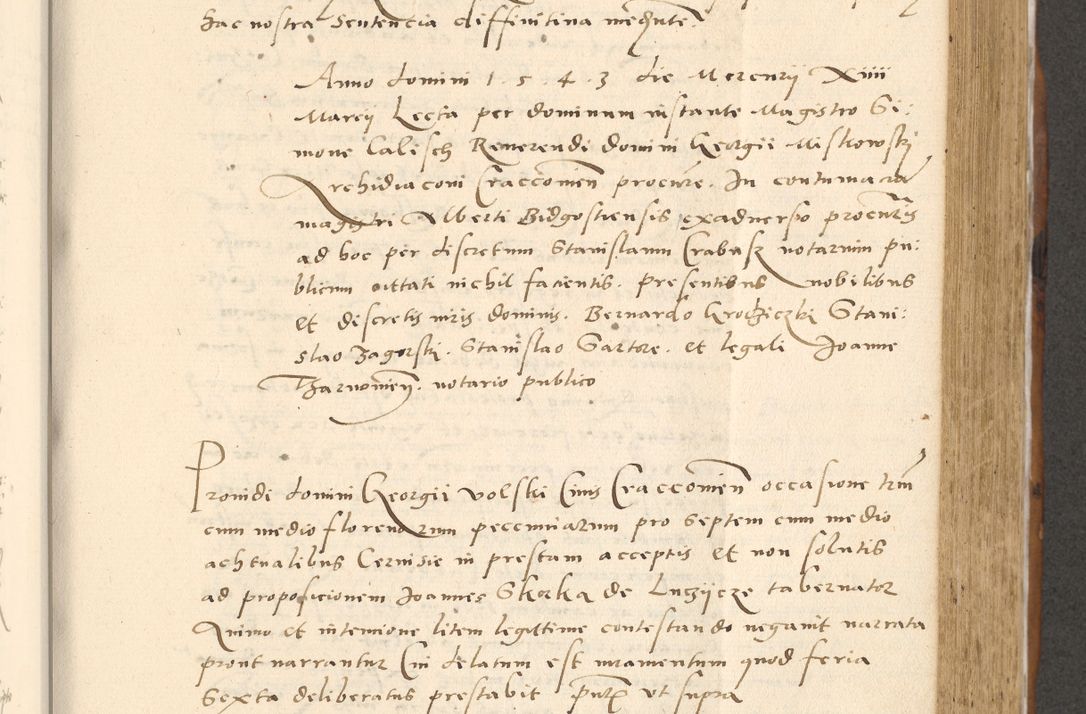 Zdjęcie nr 346 dla obiektu archiwalnego: [Acta actorum officialia coram Paula Crassowski]