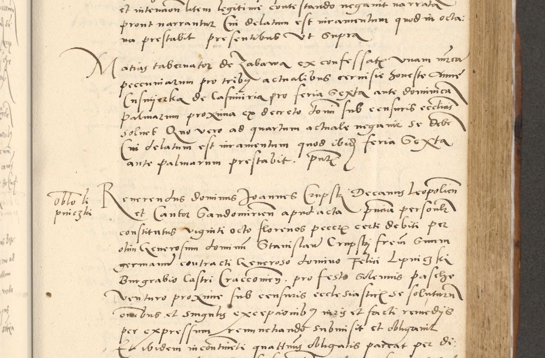 Zdjęcie nr 292 dla obiektu archiwalnego: [Acta actorum officialia coram Paula Crassowski]