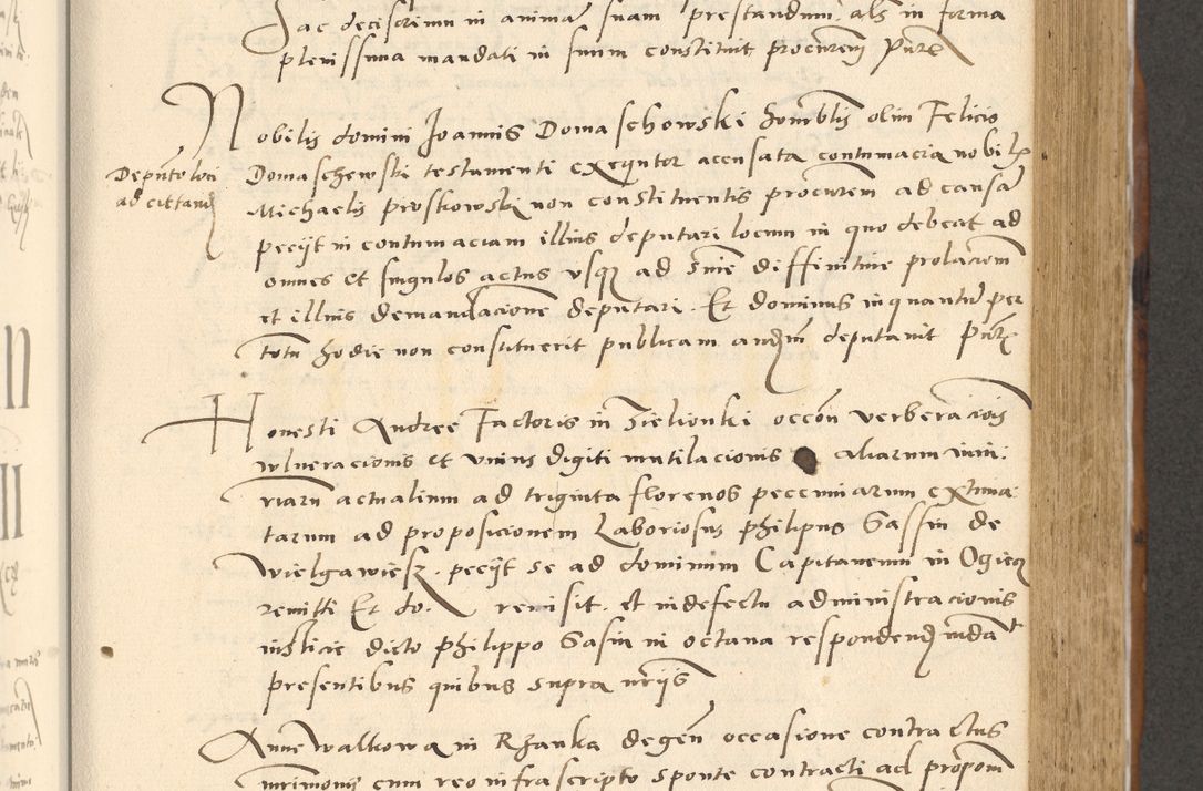 Zdjęcie nr 290 dla obiektu archiwalnego: [Acta actorum officialia coram Paula Crassowski]