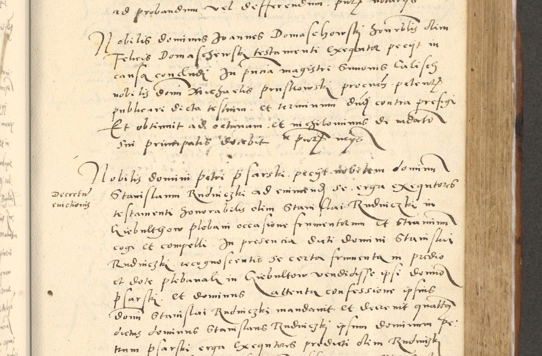 Zdjęcie nr 282 dla obiektu archiwalnego: [Acta actorum officialia coram Paula Crassowski]