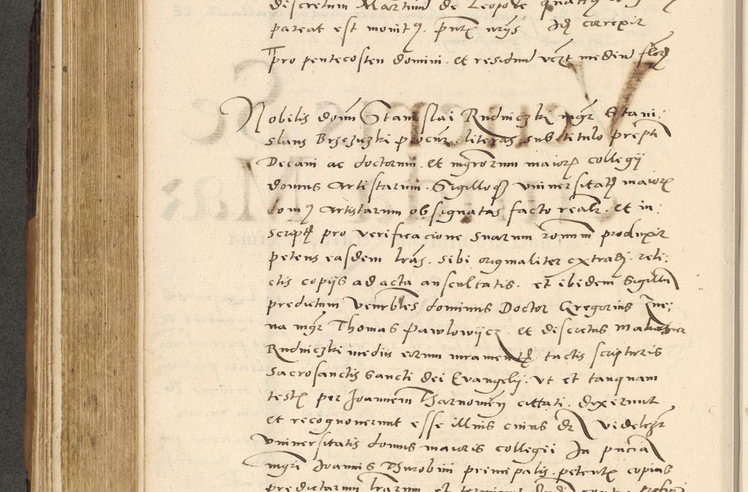 Zdjęcie nr 281 dla obiektu archiwalnego: [Acta actorum officialia coram Paula Crassowski]