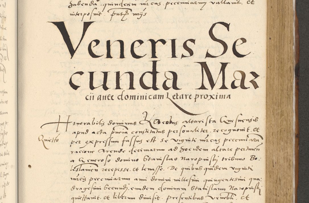 Zdjęcie nr 280 dla obiektu archiwalnego: [Acta actorum officialia coram Paula Crassowski]