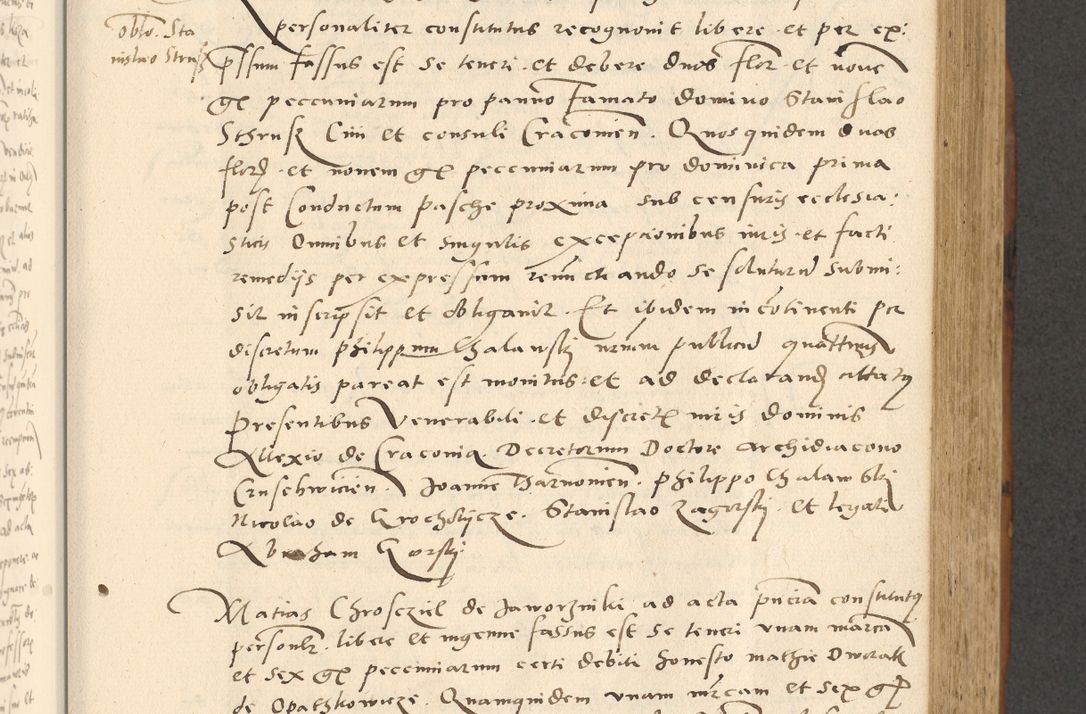 Zdjęcie nr 272 dla obiektu archiwalnego: [Acta actorum officialia coram Paula Crassowski]