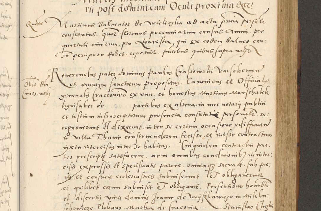 Zdjęcie nr 268 dla obiektu archiwalnego: [Acta actorum officialia coram Paula Crassowski]