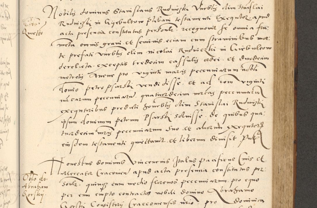 Zdjęcie nr 262 dla obiektu archiwalnego: [Acta actorum officialia coram Paula Crassowski]