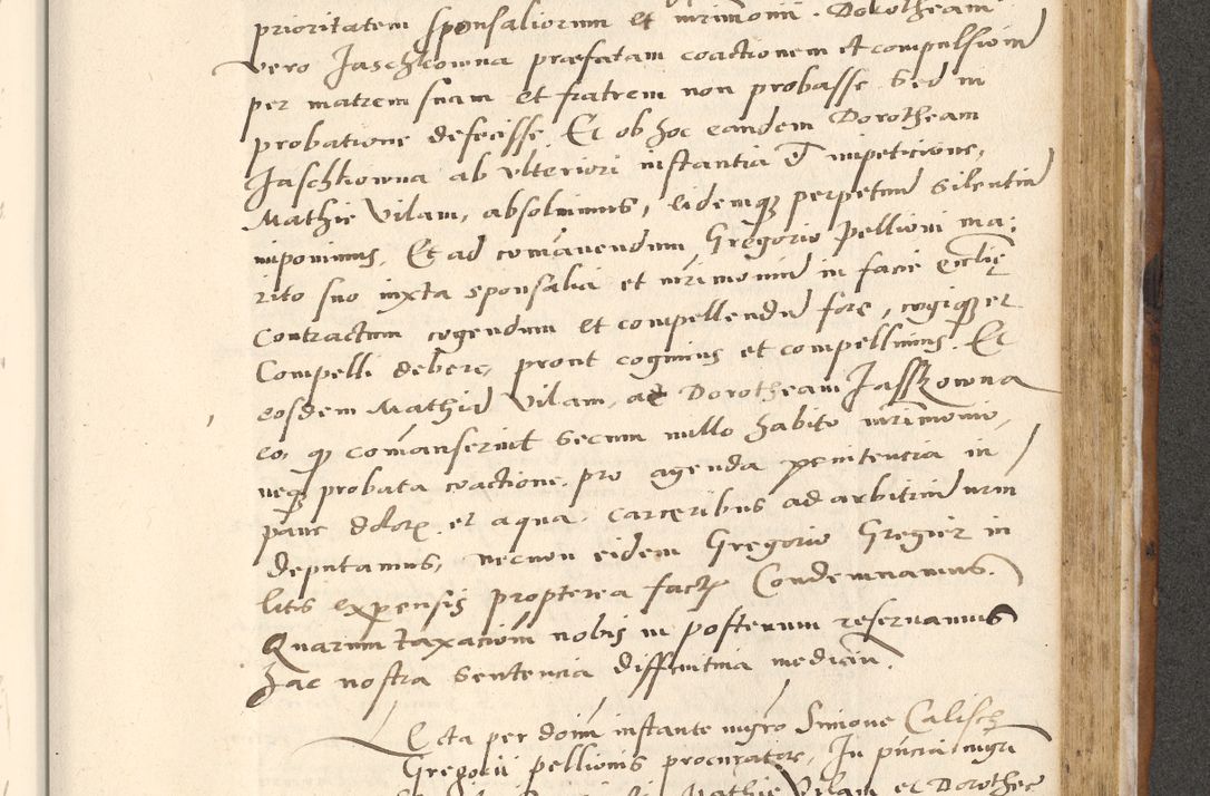 Zdjęcie nr 590 dla obiektu archiwalnego: [Acta actorum officialia coram Paula Crassowski]