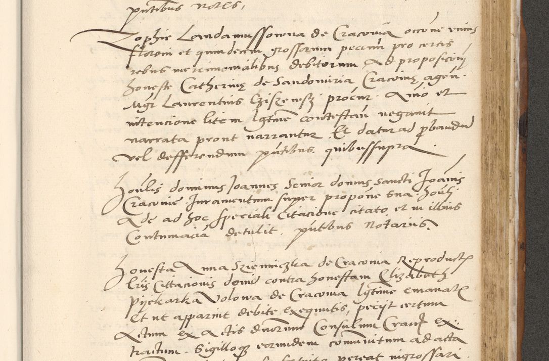 Zdjęcie nr 586 dla obiektu archiwalnego: [Acta actorum officialia coram Paula Crassowski]