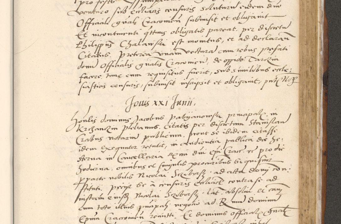 Zdjęcie nr 582 dla obiektu archiwalnego: [Acta actorum officialia coram Paula Crassowski]