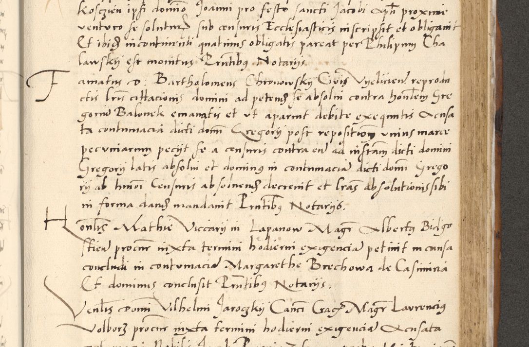 Zdjęcie nr 550 dla obiektu archiwalnego: [Acta actorum officialia coram Paula Crassowski]