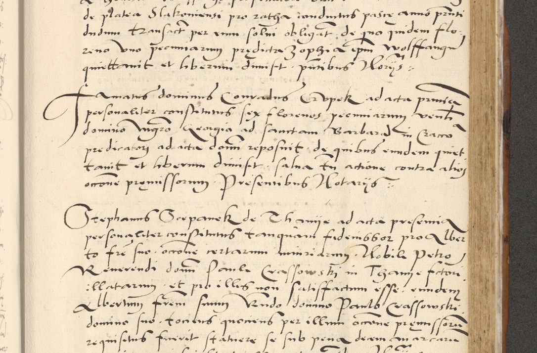 Zdjęcie nr 546 dla obiektu archiwalnego: [Acta actorum officialia coram Paula Crassowski]