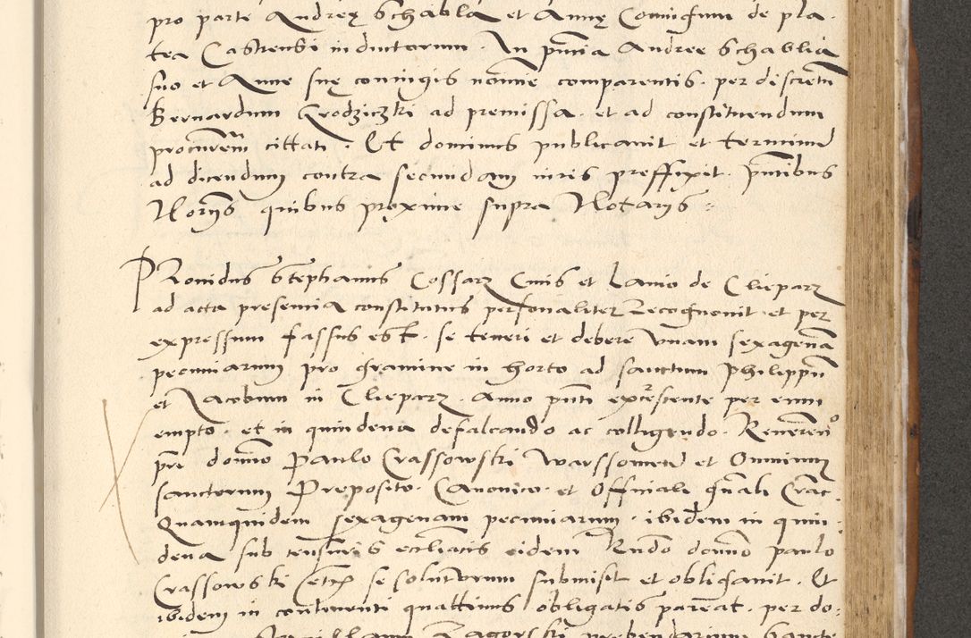 Zdjęcie nr 544 dla obiektu archiwalnego: [Acta actorum officialia coram Paula Crassowski]