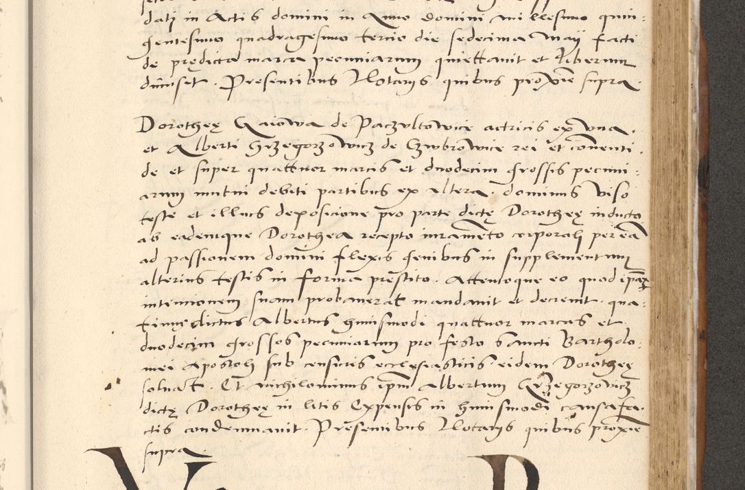 Zdjęcie nr 542 dla obiektu archiwalnego: [Acta actorum officialia coram Paula Crassowski]