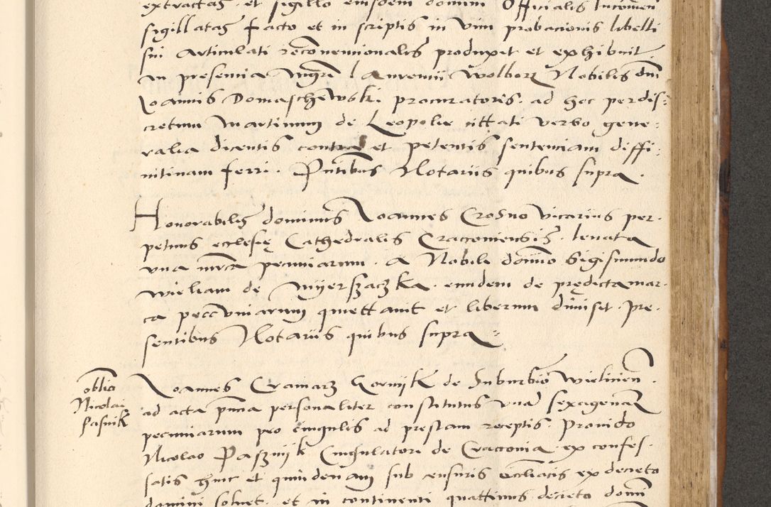 Zdjęcie nr 520 dla obiektu archiwalnego: [Acta actorum officialia coram Paula Crassowski]