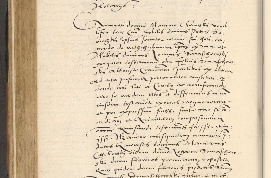 Zdjęcie nr 505 dla obiektu archiwalnego: [Acta actorum officialia coram Paula Crassowski]