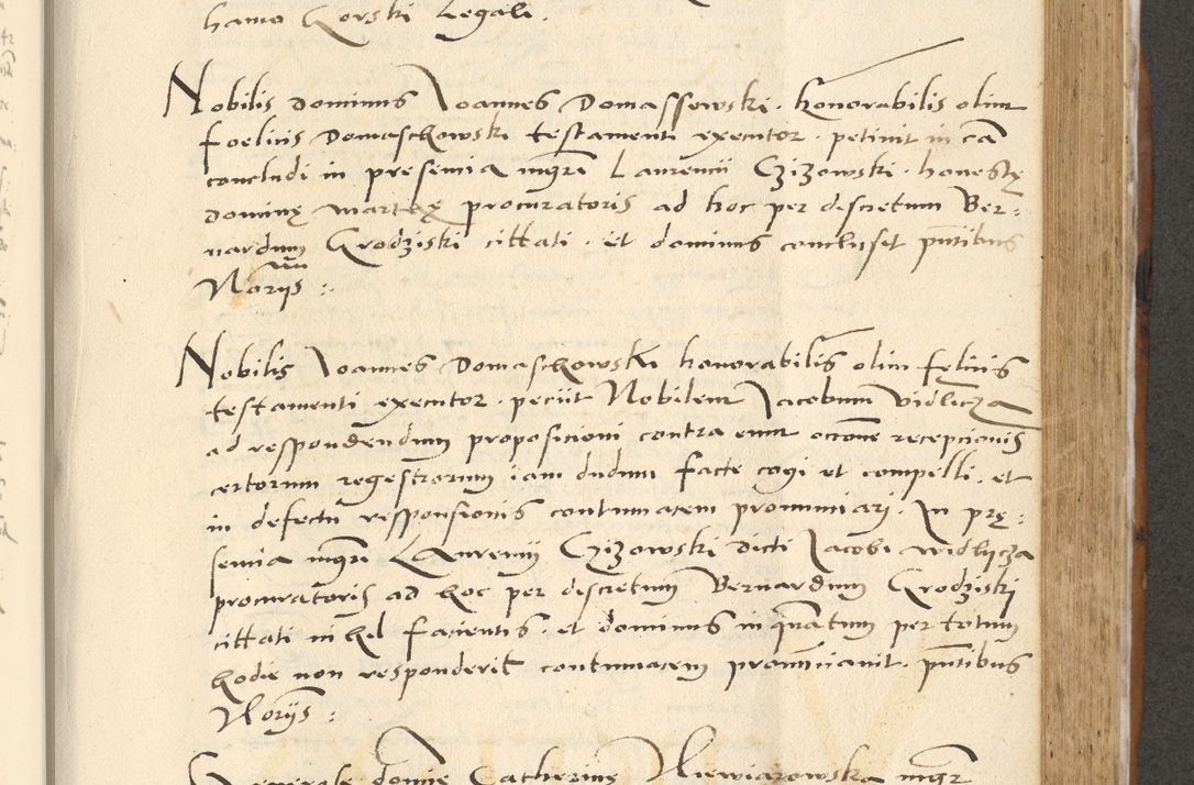 Zdjęcie nr 460 dla obiektu archiwalnego: [Acta actorum officialia coram Paula Crassowski]