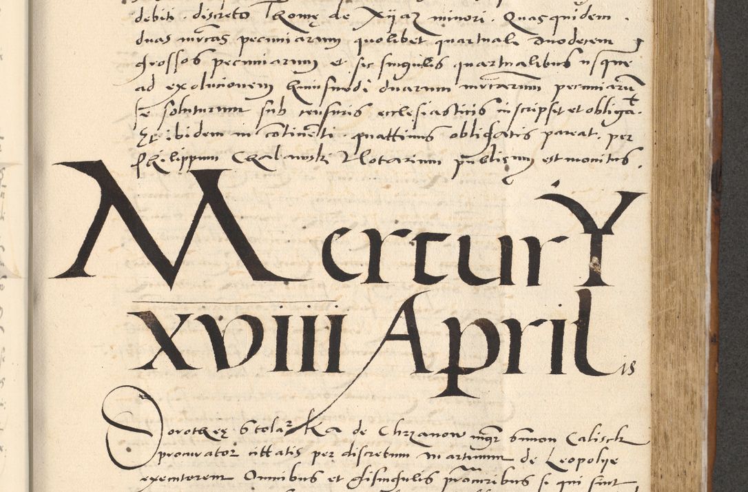 Zdjęcie nr 442 dla obiektu archiwalnego: [Acta actorum officialia coram Paula Crassowski]