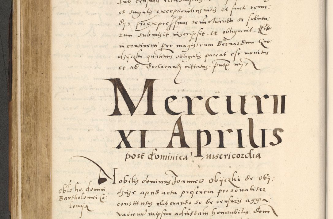 Zdjęcie nr 425 dla obiektu archiwalnego: [Acta actorum officialia coram Paula Crassowski]