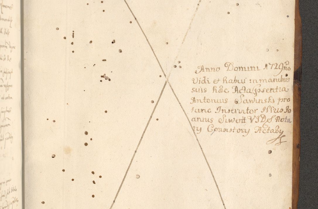 Zdjęcie nr 838 dla obiektu archiwalnego: [Acta actorum officialia coram Paula Crassowski]