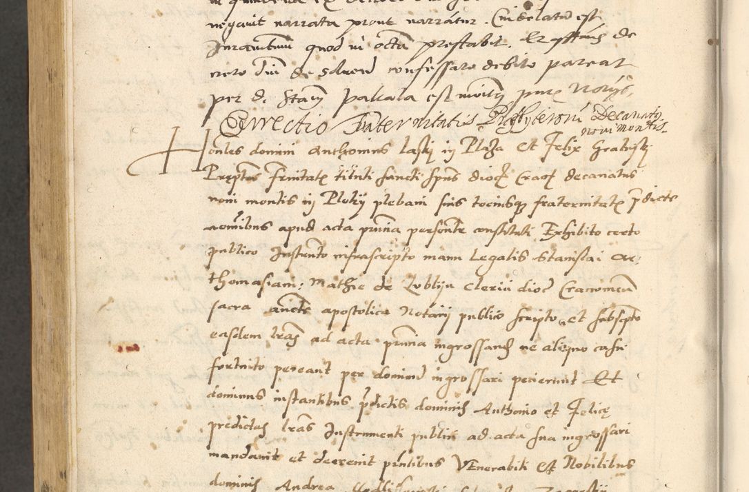 Zdjęcie nr 829 dla obiektu archiwalnego: [Acta actorum officialia coram Paula Crassowski]