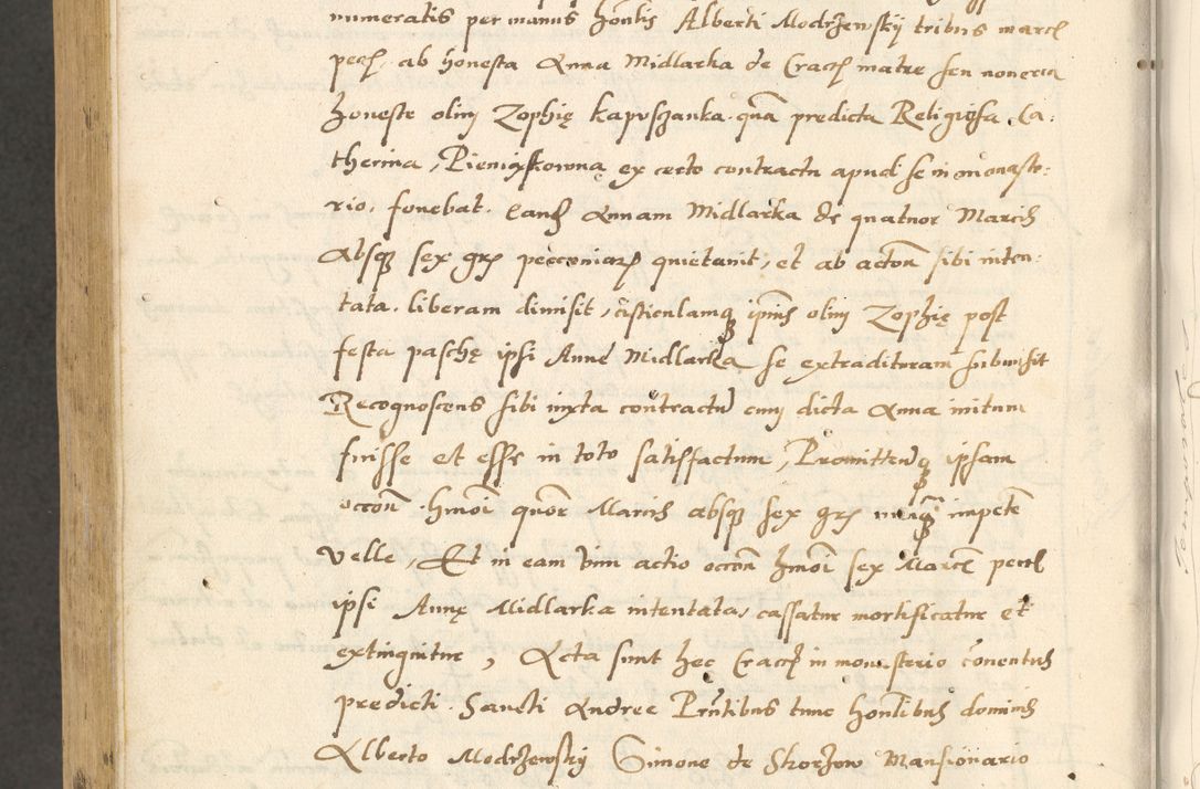 Zdjęcie nr 827 dla obiektu archiwalnego: [Acta actorum officialia coram Paula Crassowski]