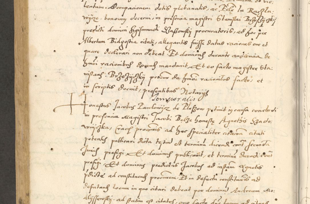 Zdjęcie nr 825 dla obiektu archiwalnego: [Acta actorum officialia coram Paula Crassowski]