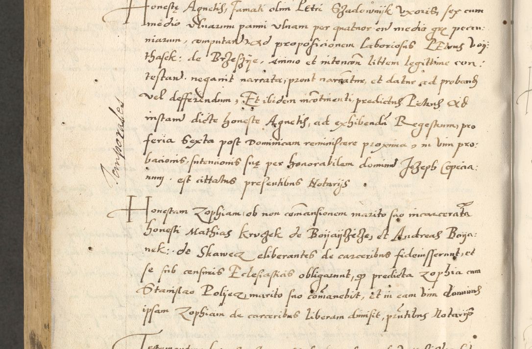 Zdjęcie nr 821 dla obiektu archiwalnego: [Acta actorum officialia coram Paula Crassowski]