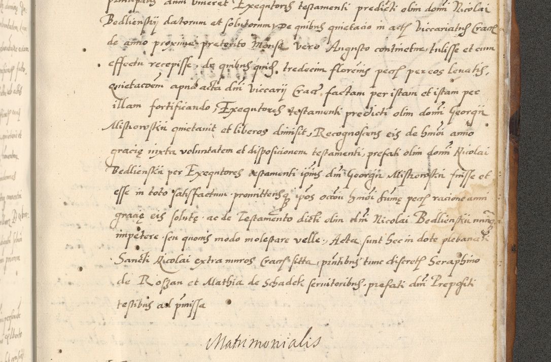 Zdjęcie nr 808 dla obiektu archiwalnego: [Acta actorum officialia coram Paula Crassowski]