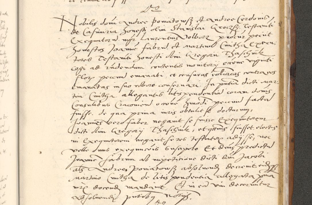 Zdjęcie nr 742 dla obiektu archiwalnego: [Acta actorum officialia coram Paula Crassowski]