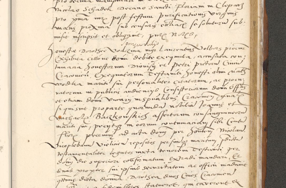 Zdjęcie nr 702 dla obiektu archiwalnego: [Acta actorum officialia coram Paula Crassowski]