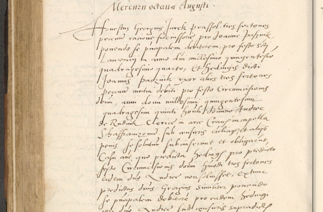 Zdjęcie nr 643 dla obiektu archiwalnego: [Acta actorum officialia coram Paula Crassowski]