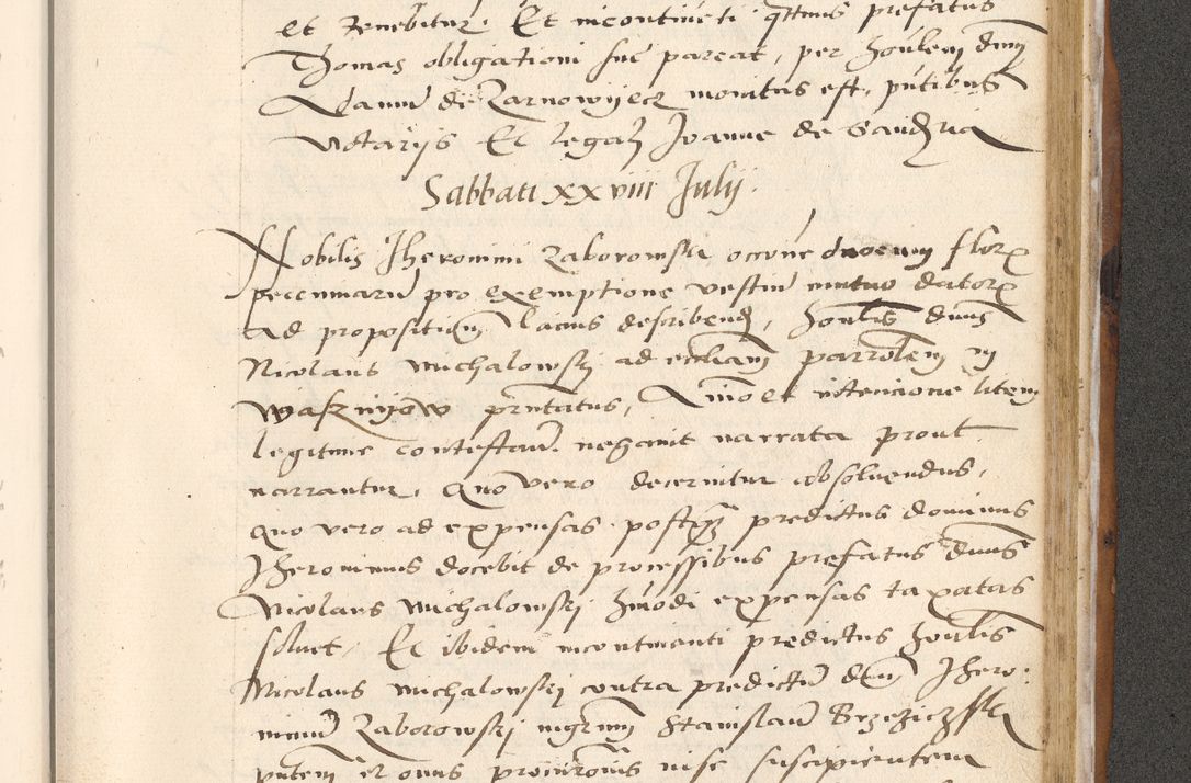 Zdjęcie nr 642 dla obiektu archiwalnego: [Acta actorum officialia coram Paula Crassowski]