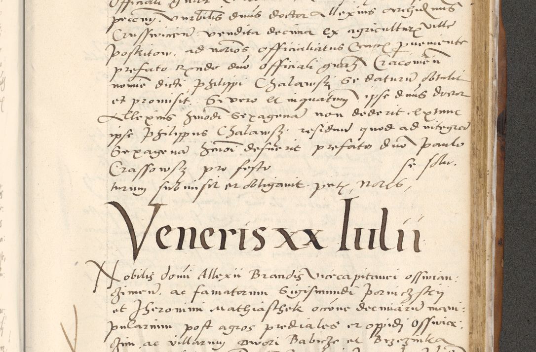 Zdjęcie nr 638 dla obiektu archiwalnego: [Acta actorum officialia coram Paula Crassowski]