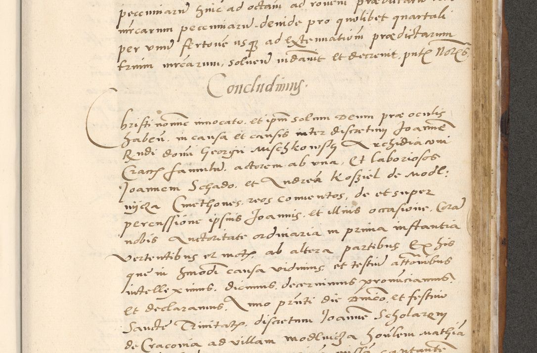 Zdjęcie nr 614 dla obiektu archiwalnego: [Acta actorum officialia coram Paula Crassowski]