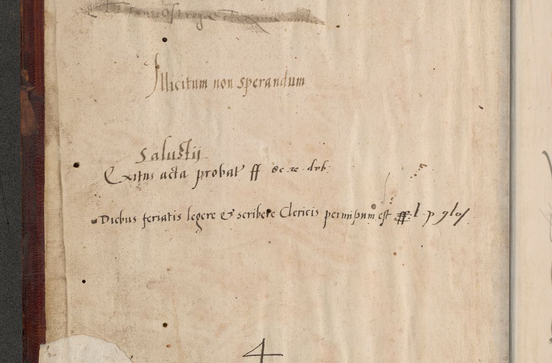 Zdjęcie nr 3 dla obiektu archiwalnego: Acta actorum causarum, sentenciarum et obligacionum coram reverendo patre domino Paulo Crassowsky Warssoviensi et Omnium Sanctorum preposito, canonico et officiali generali Cracoviensi ad annum Domini millesimum quingentesimum quadraresimum quatrum, cuius indicio est secunda pontificatus sanctissimi in Christo patris et domini nostri domini Pauli divina providencia pape tercii anno ipsius decimo, a die ac mense infrascriptis feliciter continuantur