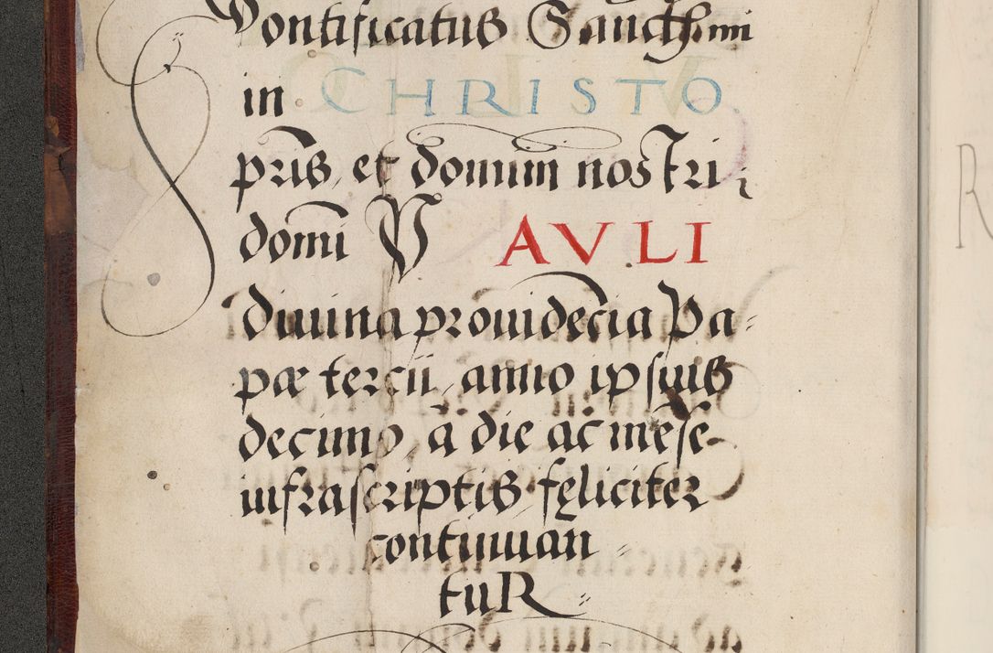 Zdjęcie nr 6 dla obiektu archiwalnego: Acta actorum causarum, sentenciarum et obligacionum coram reverendo patre domino Paulo Crassowsky Warssoviensi et Omnium Sanctorum preposito, canonico et officiali generali Cracoviensi ad annum Domini millesimum quingentesimum quadraresimum quatrum, cuius indicio est secunda pontificatus sanctissimi in Christo patris et domini nostri domini Pauli divina providencia pape tercii anno ipsius decimo, a die ac mense infrascriptis feliciter continuantur