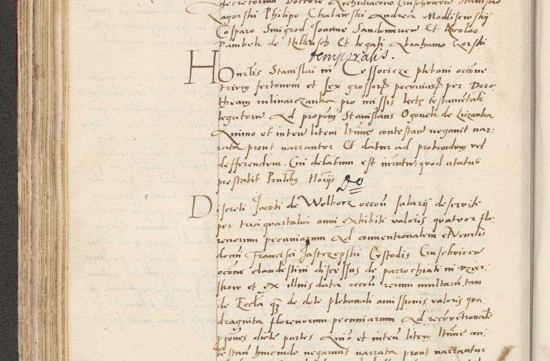 Zdjęcie nr 204 dla obiektu archiwalnego: Acta actorum causarum, sentenciarum et obligacionum coram reverendo patre domino Paulo Crassowsky Warssoviensi et Omnium Sanctorum preposito, canonico et officiali generali Cracoviensi ad annum Domini millesimum quingentesimum quadraresimum quatrum, cuius indicio est secunda pontificatus sanctissimi in Christo patris et domini nostri domini Pauli divina providencia pape tercii anno ipsius decimo, a die ac mense infrascriptis feliciter continuantur