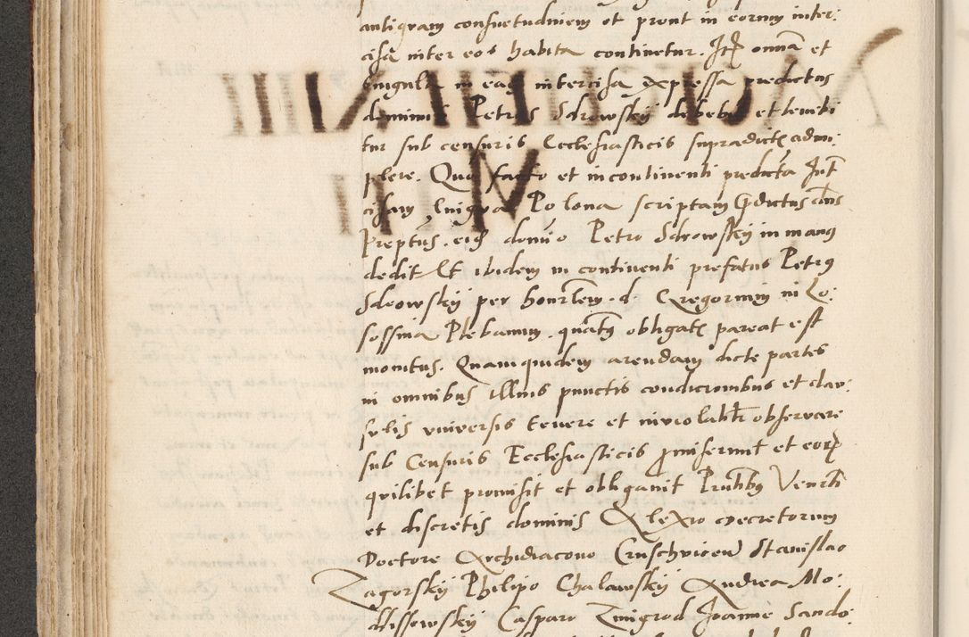 Zdjęcie nr 188 dla obiektu archiwalnego: Acta actorum causarum, sentenciarum et obligacionum coram reverendo patre domino Paulo Crassowsky Warssoviensi et Omnium Sanctorum preposito, canonico et officiali generali Cracoviensi ad annum Domini millesimum quingentesimum quadraresimum quatrum, cuius indicio est secunda pontificatus sanctissimi in Christo patris et domini nostri domini Pauli divina providencia pape tercii anno ipsius decimo, a die ac mense infrascriptis feliciter continuantur