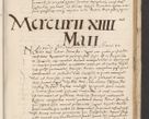 Zdjęcie nr 187 dla obiektu archiwalnego: Acta actorum causarum, sentenciarum et obligacionum coram reverendo patre domino Paulo Crassowsky Warssoviensi et Omnium Sanctorum preposito, canonico et officiali generali Cracoviensi ad annum Domini millesimum quingentesimum quadraresimum quatrum, cuius indicio est secunda pontificatus sanctissimi in Christo patris et domini nostri domini Pauli divina providencia pape tercii anno ipsius decimo, a die ac mense infrascriptis feliciter continuantur