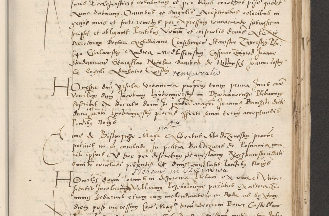 Zdjęcie nr 181 dla obiektu archiwalnego: Acta actorum causarum, sentenciarum et obligacionum coram reverendo patre domino Paulo Crassowsky Warssoviensi et Omnium Sanctorum preposito, canonico et officiali generali Cracoviensi ad annum Domini millesimum quingentesimum quadraresimum quatrum, cuius indicio est secunda pontificatus sanctissimi in Christo patris et domini nostri domini Pauli divina providencia pape tercii anno ipsius decimo, a die ac mense infrascriptis feliciter continuantur