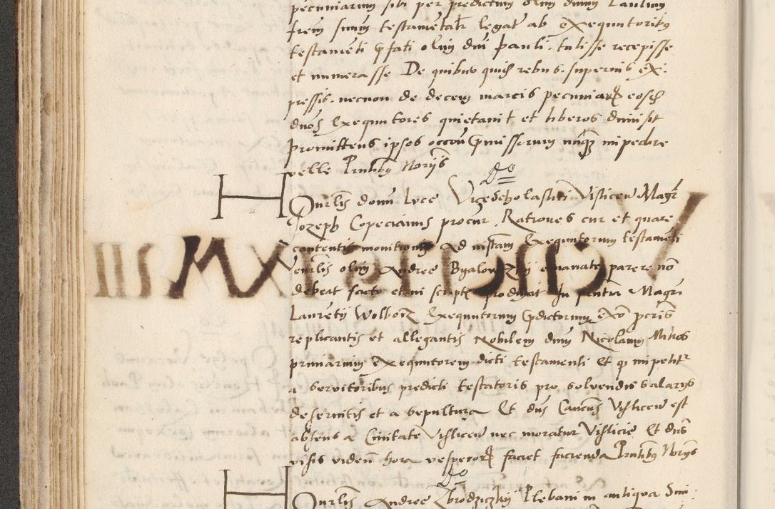 Zdjęcie nr 172 dla obiektu archiwalnego: Acta actorum causarum, sentenciarum et obligacionum coram reverendo patre domino Paulo Crassowsky Warssoviensi et Omnium Sanctorum preposito, canonico et officiali generali Cracoviensi ad annum Domini millesimum quingentesimum quadraresimum quatrum, cuius indicio est secunda pontificatus sanctissimi in Christo patris et domini nostri domini Pauli divina providencia pape tercii anno ipsius decimo, a die ac mense infrascriptis feliciter continuantur